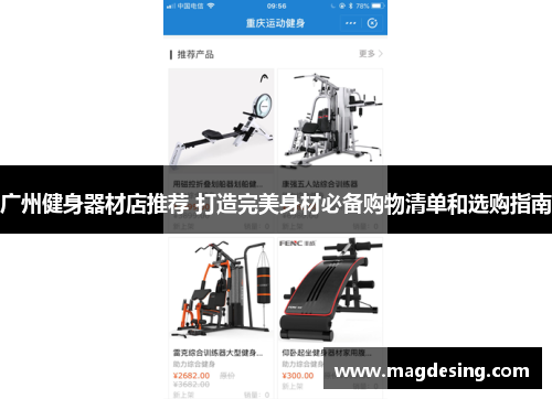 广州健身器材店推荐 打造完美身材必备购物清单和选购指南